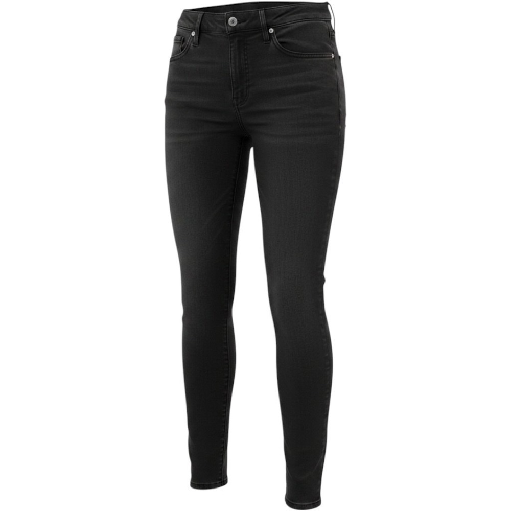 Levi's 711 Skinny Jeans Stretch Fit Slim W32 L29 Black Zip Fly Women's